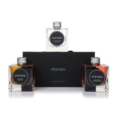 Piston The Original Trio Gin Gift Set (3 x 20cl) Flavoured Gin