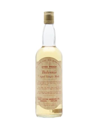 Balvenie 1965 Robert Watson Bottled 1970s Independent Bottler