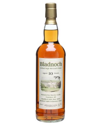 Bladnoch 2001 10 Year Old Cask #89 Sherry Cask