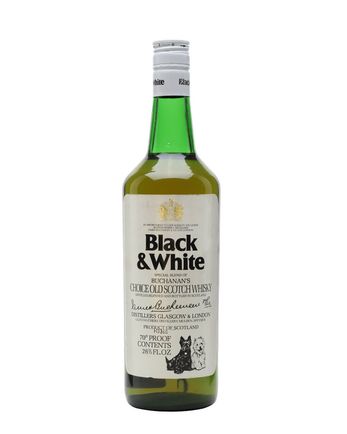 Black & White Bottled 1970's