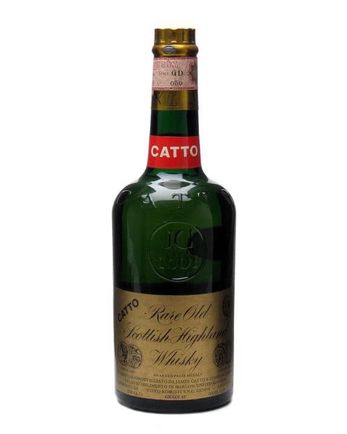 Catto's Rare Old Highland Whisky Bottled 1970s