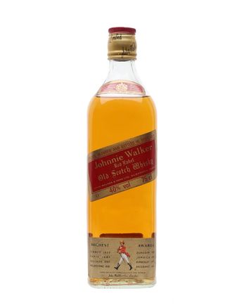 Johnnie Walker Red Label Bot 1980's