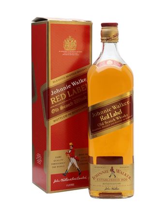 Johnnie Walker Red Label Duty Free Bottled 1980s