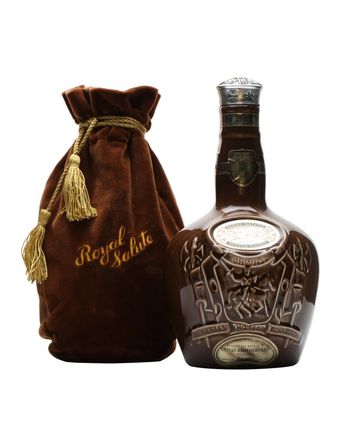 Royal Salute 21 Year Old Brown Spode Decanter