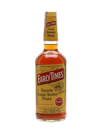 Early Times 4 Year Old Bottled 1980's