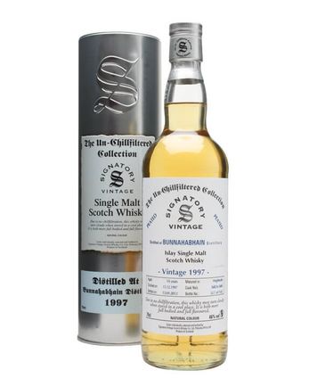 Bunnahabhain 1997 14 Year Old Peated Cask #5682 3 4 Signatory Un-Chillfiltered Collection