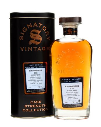 Bunnahabhain 2001 9 Year Old Cask #1764 Signatory