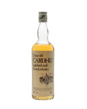Cardhu 12 Year Old 1980s Cream Label
