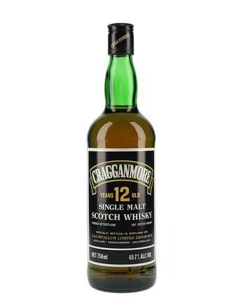 Cragganmore 12 Year Old Bottled 1980's 75cl