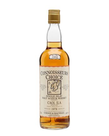 Caol ila 1978 Map Label Connoisseurs Choice Gordon & Macphail
