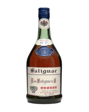 Salignac Reserve O.P Cognac Bottled 1960's