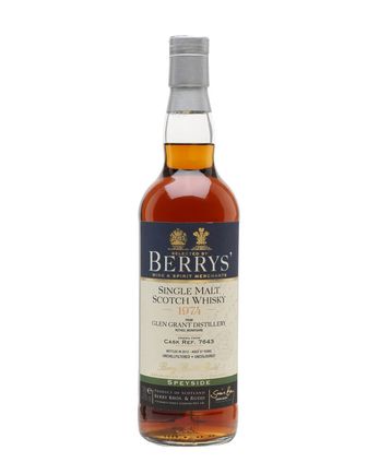 Glen Grant 1974 Cask #7643 Berry Bros & Rudd
