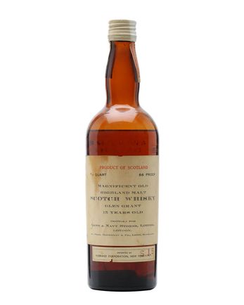 Glen Grant 15 Year Old Army & Navy Stores Bottled 1940s