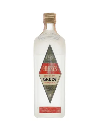 Gilbey's London Dry Gin Bottled 1980s