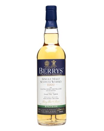 Glenlossie 1992 20 Year Old Cask #3464 Berry Bros and Rudd