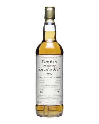 Glenlivet 1972 31 Year Old Independent Bottling