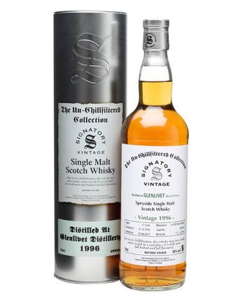 Glenlivet 1996 15 Year Old Sherry Butt #163416 Signatory Un-Chillfiltered Collection