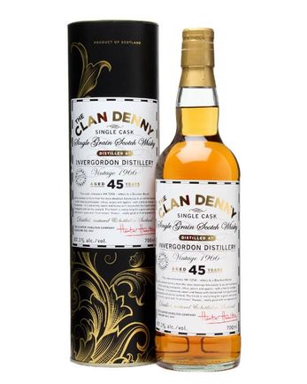 Invergordon 1966 45 Year Old Bourbon Cask HH7254 Clan Denny