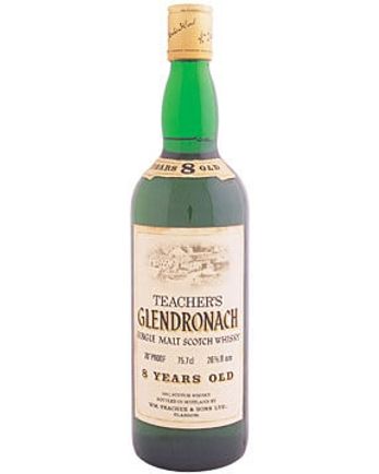 Glendronach 8 Year Old Teacher's Bottled 1980's