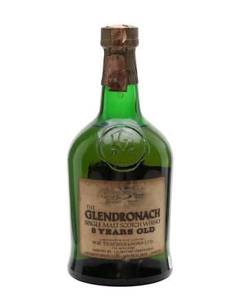 Glendronach 8 Year Old Dumpy Bottled 1970s