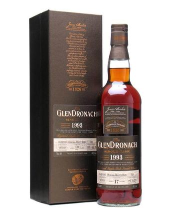 Glendronach 1993 17 Year Old Oloroso Butt #529