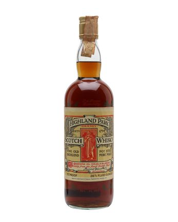 Highland Park Stencilled Bottled 1970's Gordon & Macphail