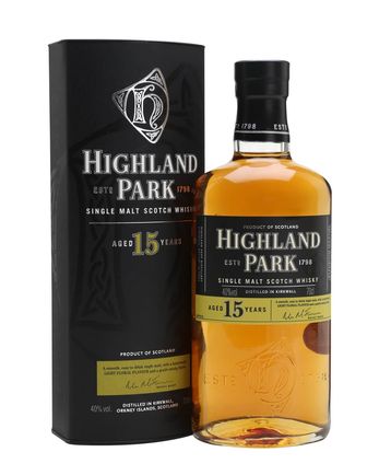 Highland Park 15 Year Old Flat Bottle