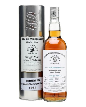 Highland Park 1991 20 Year Old Sherry Butt #15089 Signatory Un-Chillfiltered Collection