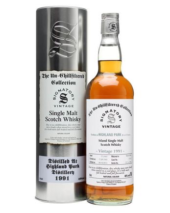 Highland Park 1991 21 Year Old Sherry Butt #15120 Signatory Un-Chillfiltered Collection