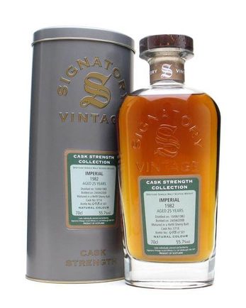 Imperial 1982 25 Year Old Sherry Cask 3716 Signatory Cask Strength Collection