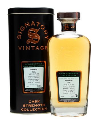 Imperial 1995 16 Year Old Cask #50334 Signatory Cask Strength Collection