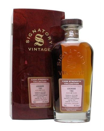 Lochside 1966 40 Year Old Sherry Cask 7535 Signatory Cask Strength Collection
