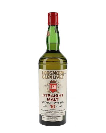 Longmorn Glenlivet 10 Year Old Straight Malt Bottled 1980s