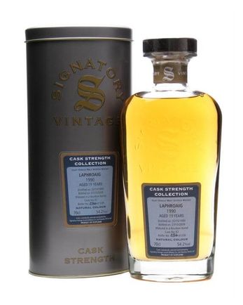 Laphroaig 1990 19 Year Old Bourbon Barrel #67 Signatory