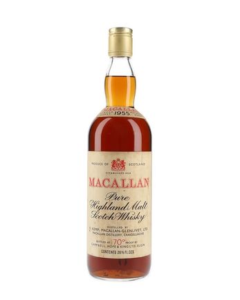 Macallan 1955 Sherry Bottled 1970s