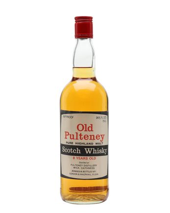 Old Pulteney 8 Year Old Bottled 1970s Red Letters Gordon & Macphail