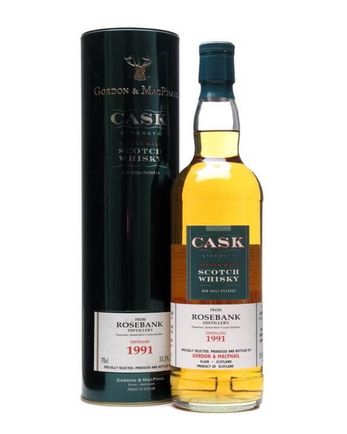 Rosebank 1991 Cask Strength Gordon & Macphail