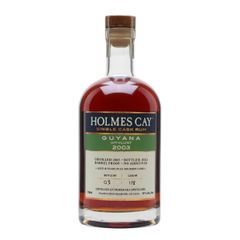 Guyana Uitvlugt 2003 Rum / 18 Year Old / Holmes Cay