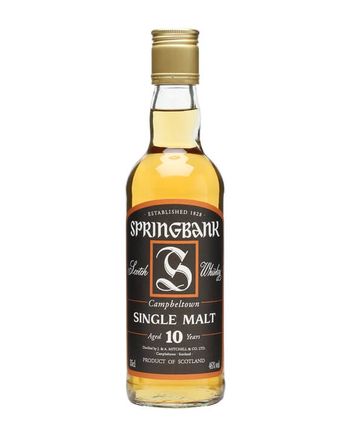 Springbank 10 Year Old Half Bottle