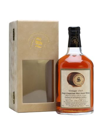 Springbank 1969 27 Year Old Sherry Cask Signatory