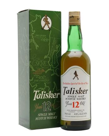 Talisker 12 Year Old Bottled 1980s Johnnie Walker