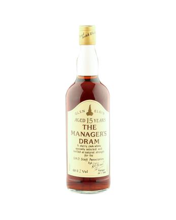 Glen Elgin 15 Year Old Manager's Dram