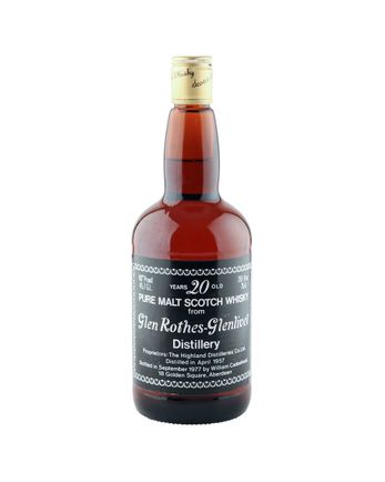 Glenrothes 1957 20 Year Old Cadenhead's